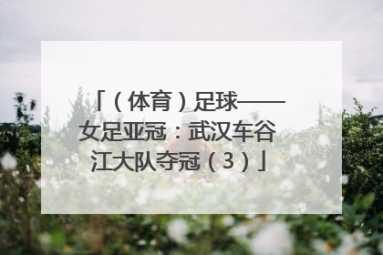 （体育）足球——女足亚冠：武汉车谷江大队夺冠（3）