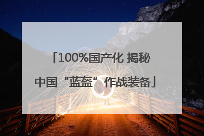 100%国产化 揭秘中国“蓝盔”作战装备