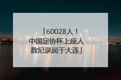 60028人！中国足协杯上座人数纪录属于大连