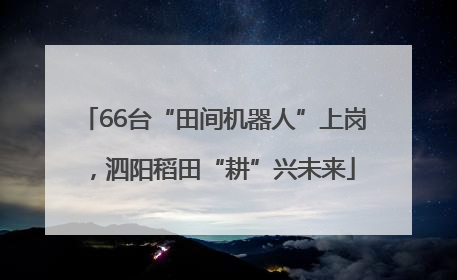 66台“田间机器人”上岗，泗阳稻田“耕”兴未来