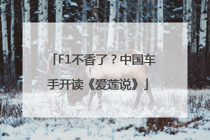 F1不香了？中国车手开读《爱莲说》